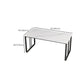 Rectangular Shaped Office Desk 2 Legs Writing Desk in Grey/White for Office Clearhalo 'furn' 'furn_office_desk' 'Furniture' 'Office Desks' 'Office Furniture' 'office_desk' 1200x1200_b4e6cbc5-7829-427c-ac73-24b2271b3586
