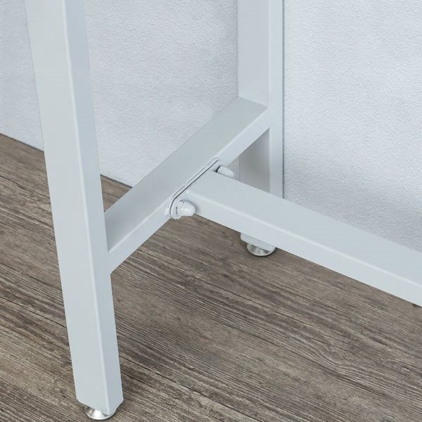 Tavolo da bar in legno massiccio di lussuoso set da barra da barra da 1/5 pezzi con sgabelli bianchi