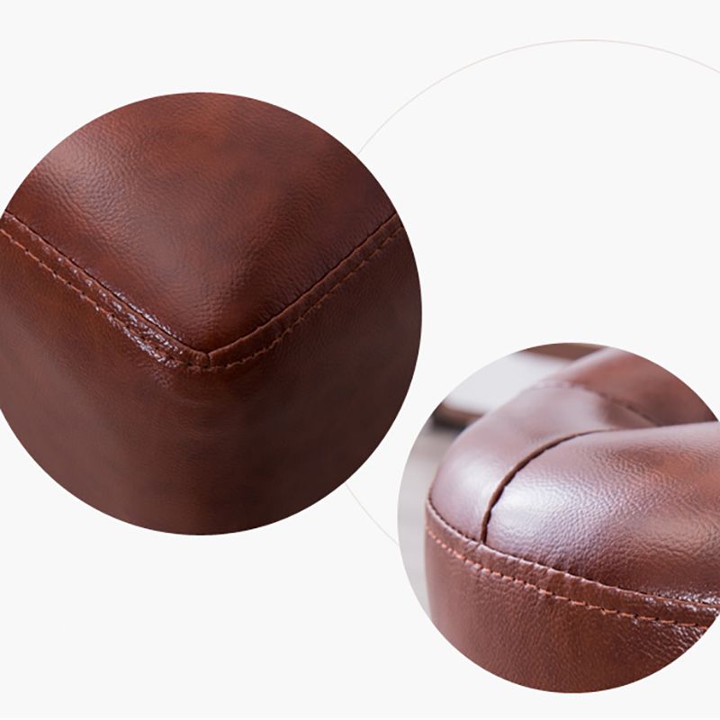 Modern Leather Pouf Water Resistant Round Pouf for Living Room Clearhalo 'furn' 'furn_ottomans_poufs' 'Furniture' 'Living Room Furniture' 'Ottomans & Poufs' 'ottomans_poufs' 1200x1200_b4eb4030-5cde-407b-a026-3480d0fdebc8