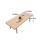 Contemporary Natural Wood Table Ash Rectangle Dining Table with 4 Legs Clearhalo 'Dining Tables & Seating' 'Dining Tables' 'dining_table' 'furn' 'furn_dining_table' 'Furniture' 'furniture_dining_table' 'Kitchen & Dining Furniture' 'kitchen' 'kitchen_dining_table' 1200x1200_b4eb63a2-2e8d-4103-b87e-d134274fe10e