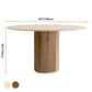Contemporary Round Dining Table Ash Solid Wood Table with Pedestal Base for Home Kitchen Dinner Clearhalo ' dining_table' 'Dining Tables & Seating' 'Dining Tables' 'furn' 'furn_dining_table' 'Furniture' 'furniture_dining_table' 'Kitchen & Dining Furniture' 'kitchen&dining_furn' 'kitchen' 'kitchen_dining_table' 1200x1200_b4ec4421-3c12-458a-834a-cc1a0a398cf8