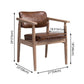 Country Style Indoor Arm Chair Open Back Wood Upholstered Dining Room Chair Clearhalo ' kitchen&dining_furn' 'Dining Chairs' 'Dining Tables & Seating' 'dining_chair' 'furn' 'furn_dining_chair' 'Furniture' 'furniture_dining_chair' 'Kitchen & Dining Furniture' 'kitchen' 1200x1200_b4ef8ff8-30ad-4938-913f-3641c1405721