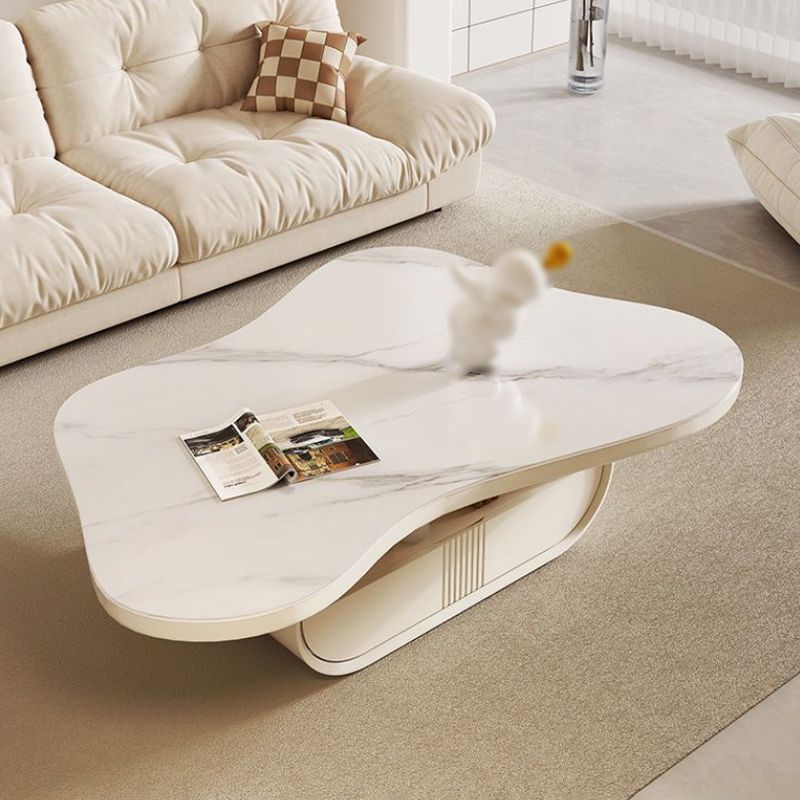 Moderner Couchtisch kostenlos aus einem einzigen Couchtisch mit Lagerschubladen