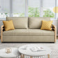 Linen Contemporary Square Arm Sofa Bed Foldable Convertible Sofa for Apartment Clearhalo 'furn' 'furn_sofas' 'Furniture' 'Living Room Furniture' 'Sofa' 'sofas' 1200x1200_b4f19ff8-118d-4197-a240-4b65351229e9
