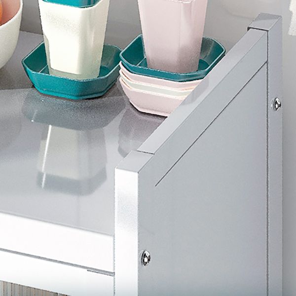 Plastic Door Iron Sideboard Modern Server Cabinet with Storage for Kitchen Clearhalo 'buffet_sideboard' 'Buffets & Sideboards' 'furn' 'furn_buffet_sideboard' 'Furniture' 'furniture_buffet_sideboard' 'Kitchen & Dining Furniture' 1200x1200_b4f217c9-f974-45dd-b24c-8d7b05826b24