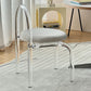 Modern Simple Side Chair Plastic Frame Side Dining Chair for Home Use Clearhalo 'Dining Chairs' 'Dining Tables & Seating' 'dining_chair' 'furn' 'furn_dining_chair' 'Furniture' 'Kitchen & Dining Furniture' 1200x1200_b4f4bb34-6e45-45d4-b967-edcc287e004a