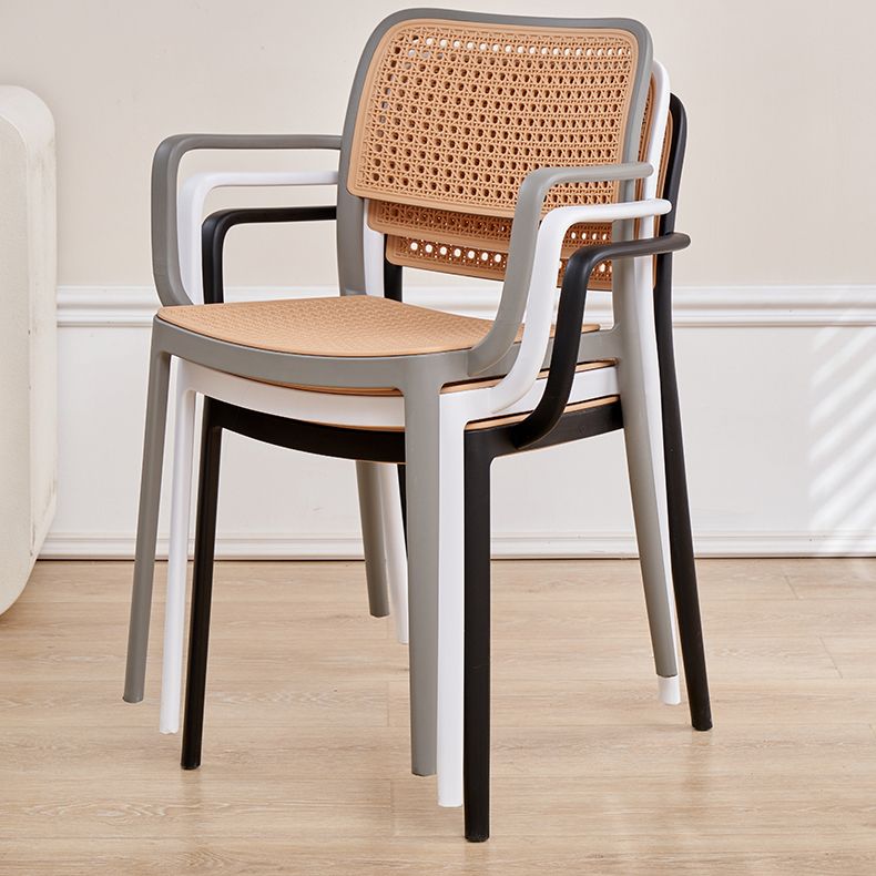 Modern & Contemporary Open Back Stackable Dining Chairs(Set of 4/8) Clearhalo 'Dining Chairs' 'Dining Tables & Seating' 'dining_chair' 'furn' 'furn_dining_chair' 'Furniture' 'Kitchen & Dining Furniture' 1200x1200_b4f5981d-2c99-493d-919e-6ecf8d0ba58e