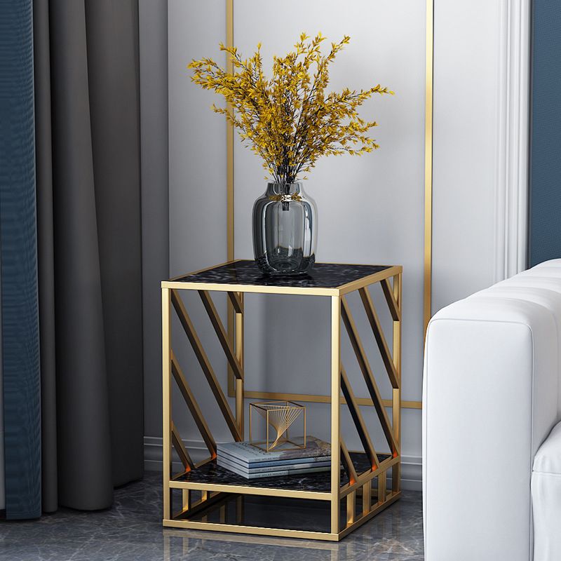 Mesa de acento de la mesa de acento inferior al gabinete de metal de metal para dormitorio