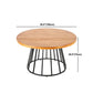 Solid Wood Dining Table Contemporary Round Dining Table with Pedestal Base