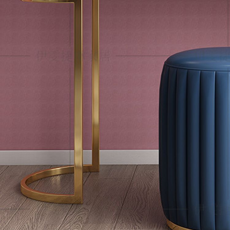 Glam Slate Top Make -up Waschtisch Set Blau 1 Schubladen Eitelkeitsveredelungstisch