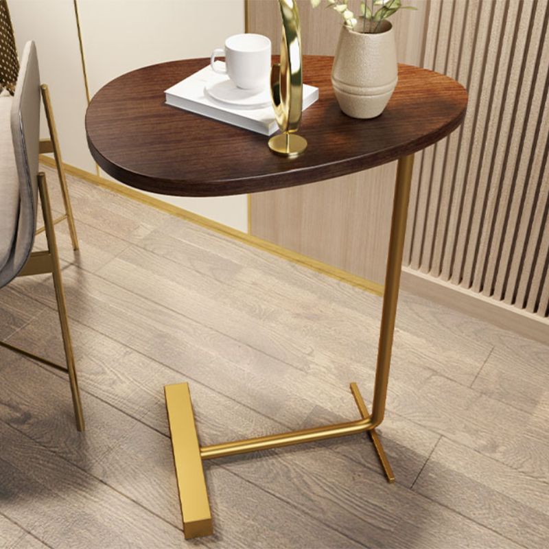 Wood Top Pedestal End Table Modern Sofa Side End Table for Living Room Clearhalo 'Coffee & Accent Tables' 'End & Side Tables' 'end_side_table' 'end_side_tables' 'furn' 'furn_end_side_tables' 'Furniture' 'furniture_end_side_table' 'Living Room Furniture' 1200x1200_b4fac9fc-7e65-415f-b105-8894dab14605