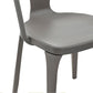 Contemporary Home Arm Chair Slat Back Plastic Stackable Dining Room Chair Clearhalo ' kitchen&dining_furn' 'Dining Chairs' 'Dining Tables & Seating' 'dining_chair' 'furn' 'furn_dining_chair' 'Furniture' 'furniture_dining_chair' 'Kitchen & Dining Furniture' 'kitchen' 1200x1200_b4fc89bc-dc45-455f-a8d1-e1e39830b0a9