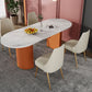 Sintered Stone Luxury Dining Table Traditional Oval Dining Table with Double Pedestal Base Clearhalo ' dining_table' 'Dining Tables & Seating' 'Dining Tables' 'furn' 'furn_dining_table' 'Furniture' 'furniture_dining_table' 'Kitchen & Dining Furniture' 'kitchen&dining_furn' 'kitchen' 'kitchen_dining_table' 1200x1200_b4fd45a2-ac3d-4115-af1b-9fcda4bbd2bc
