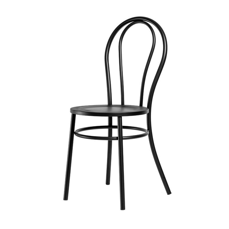 White and Black Dining Chairs Industrial Iron Armless Dining Side Chair Clearhalo 'Dining Chairs' 'Dining Tables & Seating' 'dining_chair' 'furn' 'furn_dining_chair' 'Furniture' 'Kitchen & Dining Furniture' 1200x1200_b4ffe95d-7e22-46df-887a-48d47311284d