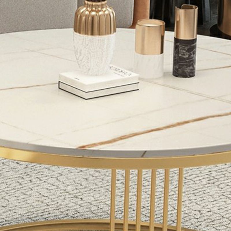 Slate Coffee Table Round Nesting Coffee Table Set with Storage Clearhalo 'Coffee & Accent Tables' 'Coffee Tables' 'coffee_tables' 'furn' 'furn_coffee_tables' 'Furniture' 'Living Room Furniture' 1200x1200_b50319e8-8aa0-4f7d-8195-75eae9888bb0