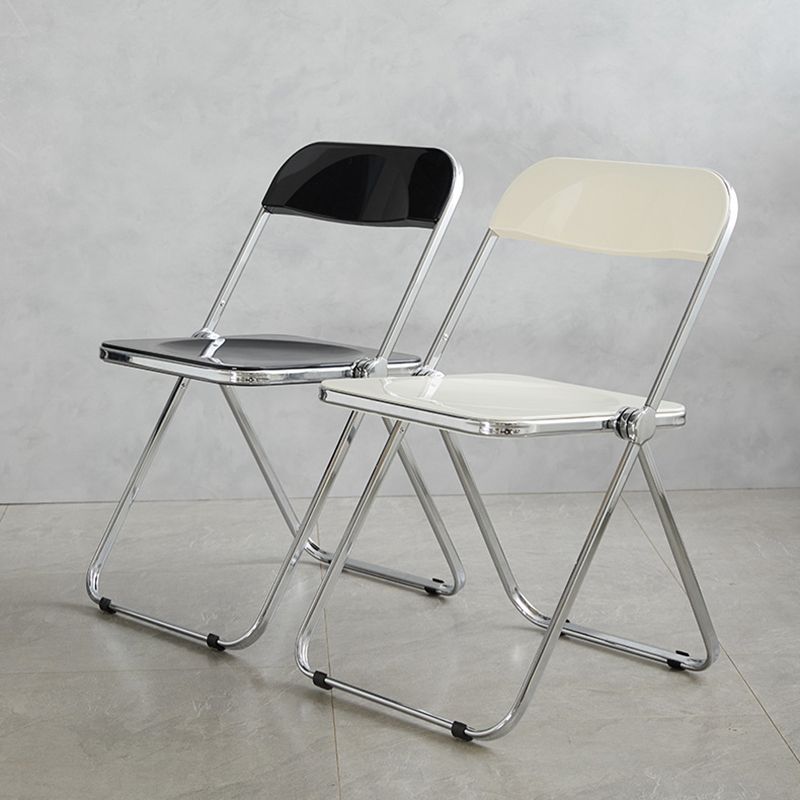 Contemporary Style Dining Chairs Armless Side Open Back Chairs with Metal Legs for Kitchen Clearhalo ' kitchen&dining_furn' 'Dining Chairs' 'Dining Tables & Seating' 'dining_chair' 'furn' 'furn_dining_chair' 'Furniture' 'furniture_dining_chair' 'Kitchen & Dining Furniture' 'kitchen' 1200x1200_b505545f-7c4b-41e4-bbcd-737c83bde299