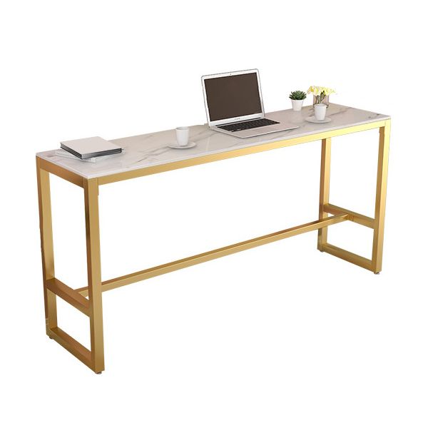 Modern Bar Table White Dining Table for Kitchen Living Room Coffee Room Clearhalo 'Bar Furniture' 'Bar Tables' 'bar_tables' 'furn' 'furn_bar_tables' 'Furniture' 'Kitchen & Dining Furniture' 1200x1200_b505e7dc-e790-4f12-a9bd-c26e3e268cff