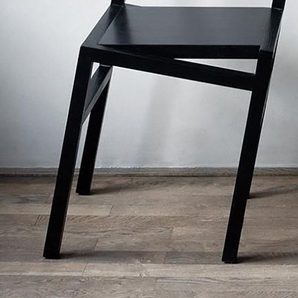 Noordse stijl eetkamerstoelen massieve houten eetstoelen voor patio -gebruik