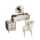 Glam Make-up Vanity Slate Top Vanity Dressing Table Set with Drawers
