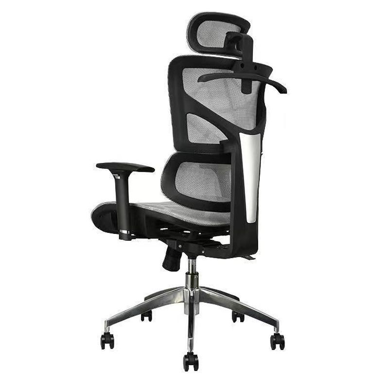 Contemporary Mid-Back Office Chair Ergonomic Adjustable Seat Height Desk Chair Clearhalo 'furn' 'furn_office_chair' 'Furniture' 'Office Chairs' 'Office Furniture' 'office_chair' 1200x1200_b506fee3-74df-4e86-b997-20e3c9c8ba9f