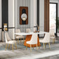 Sintered Stone Dining Table Traditional Luxury Dining Table with Pedestal Base Clearhalo 'Dining Tables & Seating' 'Dining Tables' 'dining_table' 'furn' 'furn_dining_table' 'Furniture' 'furniture_dining_table' 'Kitchen & Dining Furniture' 'kitchen' 'kitchen_dining_table' 1200x1200_b5134a47-277b-44b8-9dfa-7b1bdbc2a91f