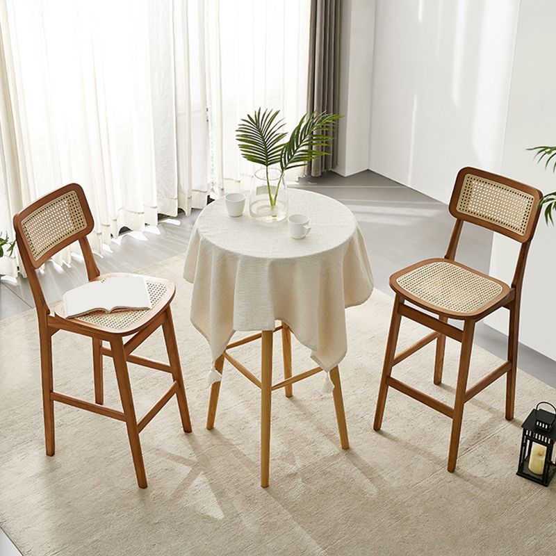 Modern Solid Wood Counter Chair Armless Bar and Counter Stool Clearhalo 'Bar Furniture' 'Bar Stools' 'bar_stools' 'furn' 'furn_bar_stools' 'Furniture' 'Kitchen & Dining Furniture' 1200x1200_b516c8fc-f3b5-41a9-be87-7a83a89cb4f8