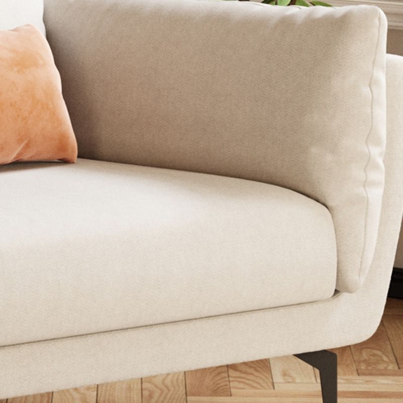 Mélange de coton Sofa moderne 33 "W canapé arrière pour le salon avec le bras de toit