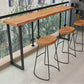 Wood Bar Dining Table Modern Bar Table with Sled Base for Dining Room Clearhalo 'Bar Furniture' 'Bar Tables' 'bar_tables' 'furn' 'furn_bar_tables' 'Furniture' 'furniture_bar_tables' 'Kitchen & Dining Furniture' 1200x1200_b51b5c9b-8cb4-4724-92b2-60cb497197f2