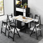 Modern Style White Dining Table Rectangle Sintered Stone Drop-Leaf Dining Table Clearhalo ' dining_table' 'Dining Tables & Seating' 'Dining Tables' 'furn' 'furn_dining_table' 'Furniture' 'furniture_dining_table' 'Kitchen & Dining Furniture' 'kitchen&dining_furn' 'kitchen' 'kitchen_dining_table' 1200x1200_b51d75eb-005d-4296-aeb8-284993e7fbef