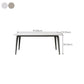 Mesa de comedor rectangular de piedra sinterizada, mesa de comedor moderna para cocina