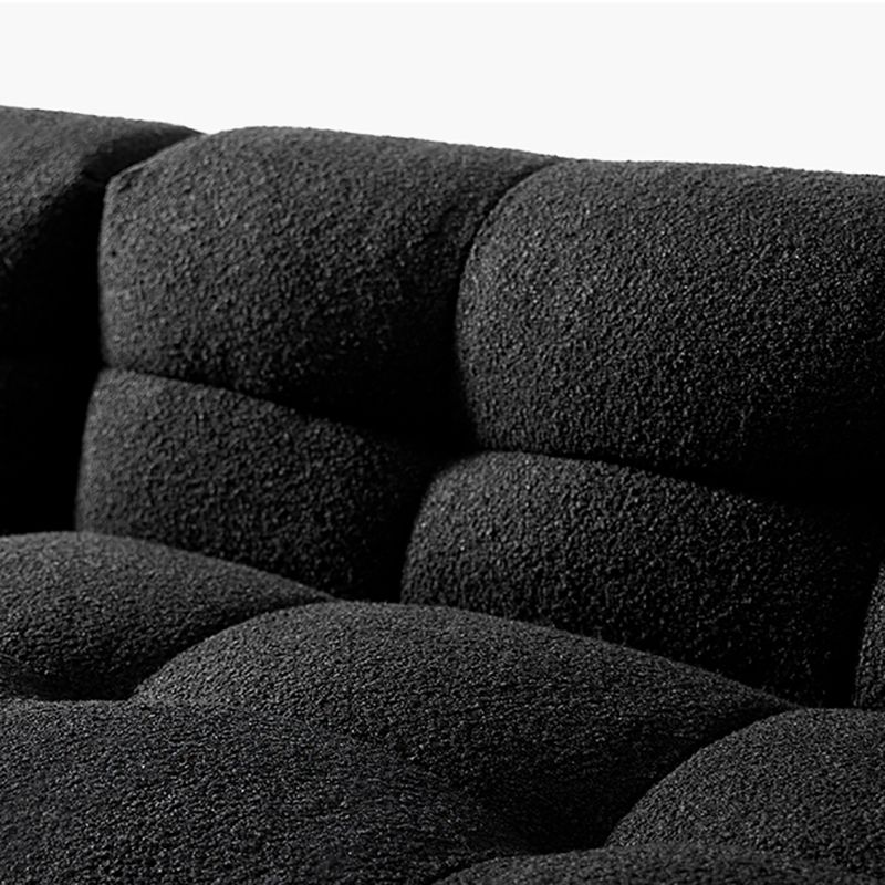 Contemporain 41,3 "D Laine canapé biscuit arrière Sofa tissu de smoking