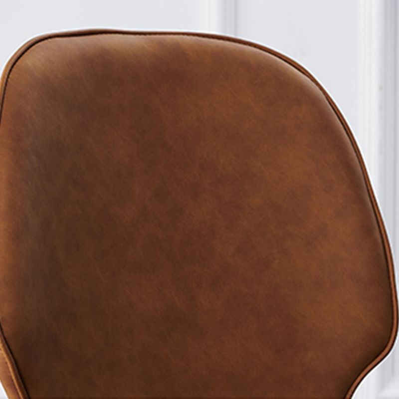 Modern Style Chair Faux Leather and Metal Dining Side Chair for Home Clearhalo 'Dining Chairs' 'Dining Tables & Seating' 'dining_chair' 'furn' 'furn_dining_chair' 'Furniture' 'Kitchen & Dining Furniture' 1200x1200_b5210b0c-d87c-4cac-b469-0dedd3fe0c7a