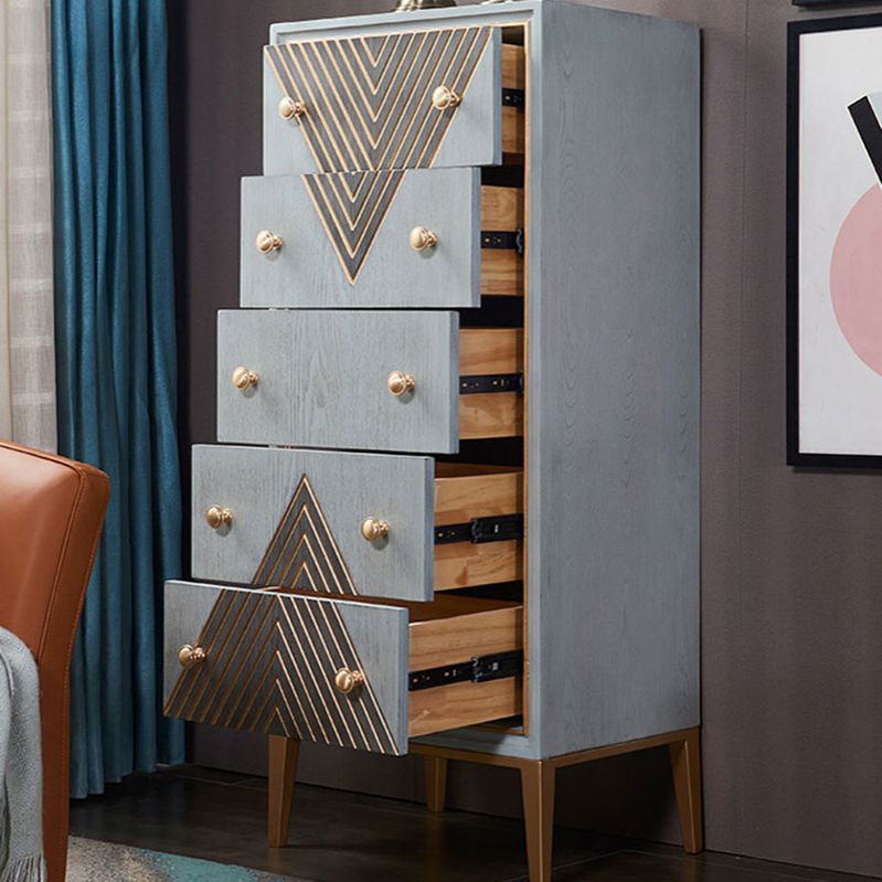 Glam Living Room Sideboard with Drawers Wood and Metal Buffet Server Clearhalo 'buffet_sideboard' 'Buffets & Sideboards' 'furn' 'furn_buffet_sideboard' 'Furniture' 'Kitchen & Dining Furniture' 1200x1200_b522e4e5-e5bb-4f7b-a5de-c11b362bfe8c