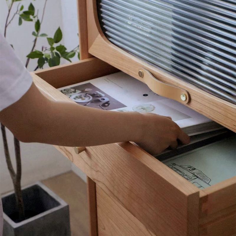 Industrial Rectangle Accent Cabinet Solid Wood Storage Cabinet Clearhalo 'Cabinets & Chests' 'cabinets_chests' 'furn' 'furn_cabinets_chests' 'Furniture' 'Living Room Furniture' 1200x1200_b52305a3-dde1-4cc6-83a7-04074c94f210