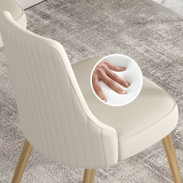 Glam Iron Dinette Set 1/2/3/5/7 Pieces Rectangle Dining Table Set with Sintered Stone Top