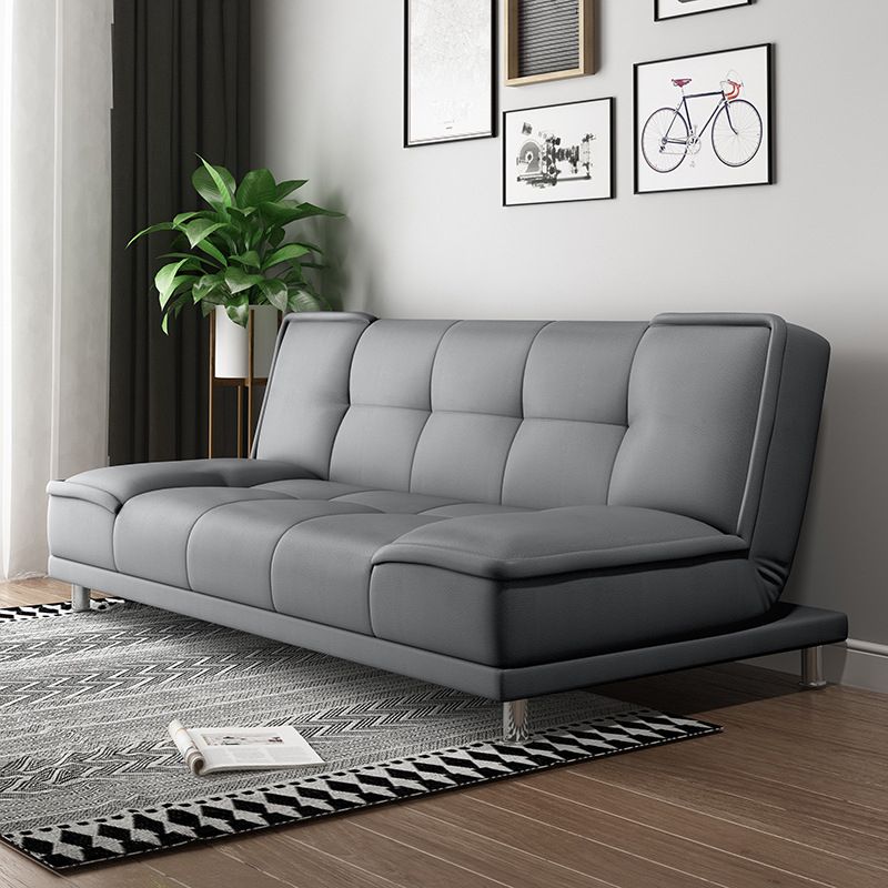 Pure Color Armless Sofa Square Seating for Living Room Bonus Room Clearhalo 'furn' 'furn_sofas' 'Furniture' 'furniture_sofas' 'kitchen' 'kitchen_sofas' 'Living Room Furniture' 'Sofa' 'sofas' 1200x1200_b525f7e9-988a-41a3-9e66-2d67308f3e05
