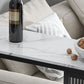 Industrielles 1/3-teiliges Bartisch-Set, rechteckiger Steintisch für Wohnzimmer