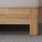 Midden-eeuws modern platform bedframe vast hout platformbed natuurlijk