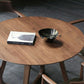 Modern Solid Wood Dining Room Collection Double Pedestal Dining Table in Walnut Clearhalo 'Dining Tables & Seating' 'Dining Tables' 'dining_table' 'furn' 'furn_dining_table' 'Furniture' 'Kitchen & Dining Furniture' 1200x1200_b530099e-cdee-482c-9f9f-37e1f0627423