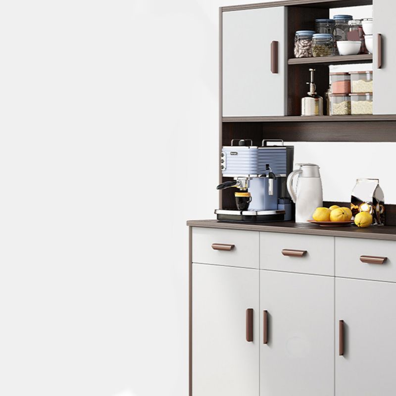 Modern Buffet Server Door Engineered Wood Sideboard Table for Home Clearhalo 'buffet_sideboard' 'Buffets & Sideboards' 'furn' 'furn_buffet_sideboard' 'Furniture' 'Kitchen & Dining Furniture' 1200x1200_b530541b-f7ca-41ab-a7f6-92c1fe82643a