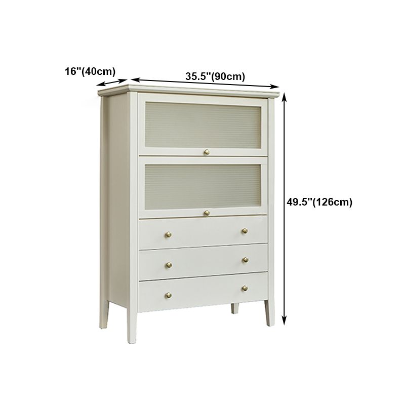 Glam Stone and Wood Buffet Server Living Room White Dining Server with Drawers Clearhalo 'buffet_sideboard' 'Buffets & Sideboards' 'furn' 'furn_buffet_sideboard' 'Furniture' 'Kitchen & Dining Furniture' 1200x1200_b531bf29-8ae2-45e3-816c-0f97ab84cec3