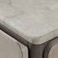 Contemporary Coffee Or End Table Marble with Storage Drawers Rectangle Clearhalo 'Coffee & Accent Tables' 'Coffee Tables' 'coffee_tables' 'furn' 'furn_coffee_tables' 'Furniture' 'Living Room Furniture' 1200x1200_b5321404-6c07-434e-99f2-890506095830