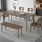 Medieval Modern Solid Wood Table Rectangular Table with 4 Legs Clearhalo 'Dining Tables & Seating' 'Dining Tables' 'dining_table' 'furn' 'furn_dining_table' 'Furniture' 'Kitchen & Dining Furniture' 1200x1200_b53290b5-1104-4bb8-95ab-6da63e90e1f8
