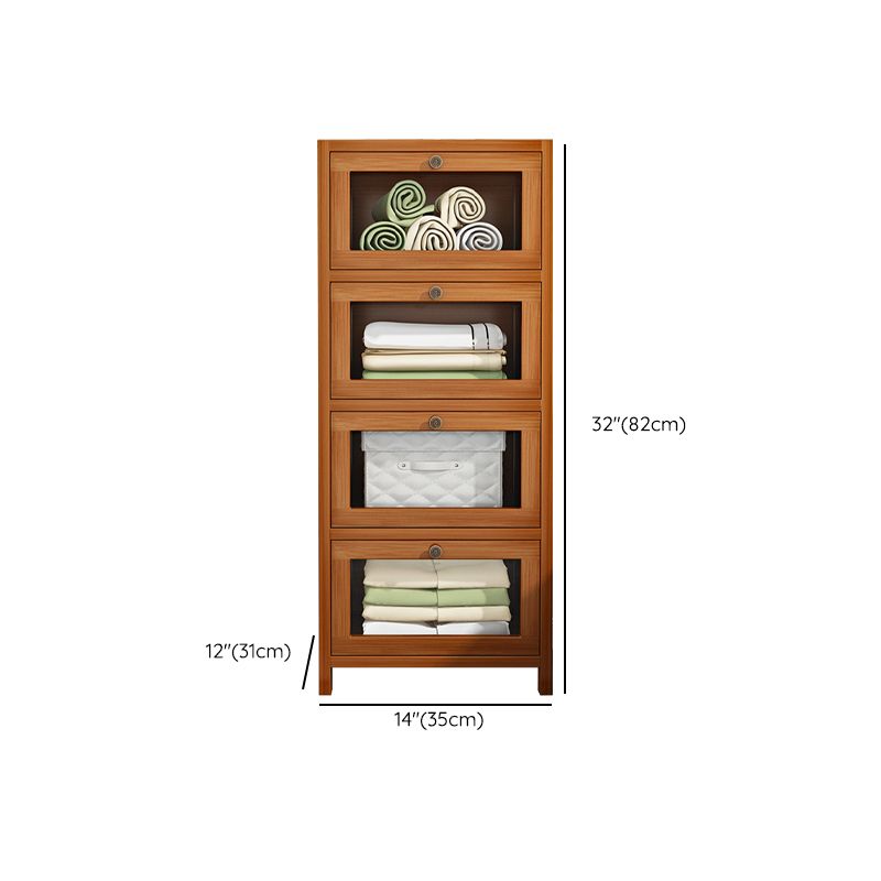 Simplicité Rectangle du salon coffre de rangement de rangement mi-siècle