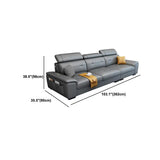 SCandinavo in vetrina/divano in pelle in finto con braccio cuscino