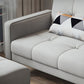 Contemporary Biscuit Back Sofa Bed 22.44"High Square Arm Sofa Bed Clearhalo 'furn' 'furn_sofas' 'Furniture' 'furniture_sofas' 'kitchen' 'kitchen_sofas' 'Living Room Furniture' 'Sofa' 'sofas' 1200x1200_b5346ac5-b94f-41b2-ab74-90493f7c6fcb