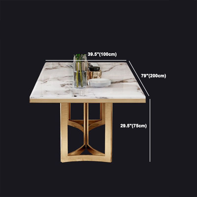 Contemporary Style Rectangle Table Set 1/2/3/5/7 Pieces Dining Set for Home