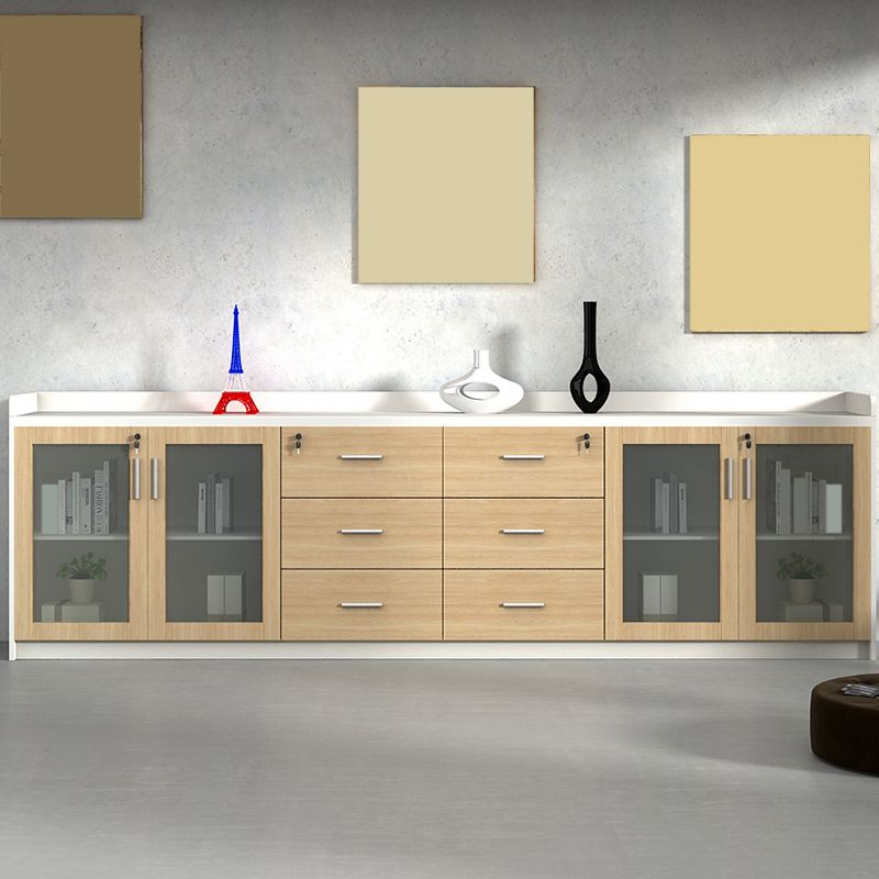 Modern Style File Cabinet Wooden Frame Storage Lateral File Cabinet Clearhalo 'Filing Cabinets' 'filling_cabinets' 'furn' 'furn_filling_cabinets' 'Furniture' 'Office Furniture' 1200x1200_b53b390d-3f44-422b-98bf-581676d2d0cc