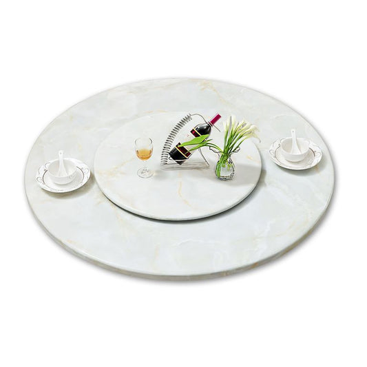 Metal Mesa Redonda de Luxury Top de piedra de metal Top de piedra con almacenamiento