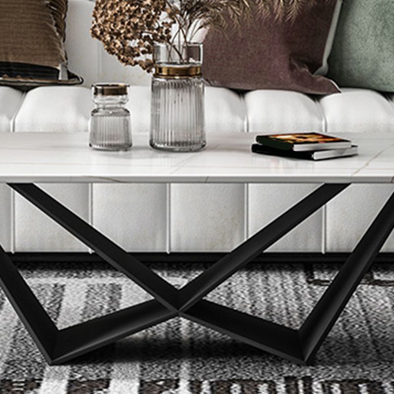 Slate Top Coffee or End Table Abstract Coffee Table, 17.71" High Clearhalo 'Coffee & Accent Tables' 'Coffee Tables' 'coffee_tables' 'furn' 'furn_coffee_tables' 'Furniture' 'Living Room Furniture' 1200x1200_b53dd9a8-3812-4007-8132-ff8ce601dd68